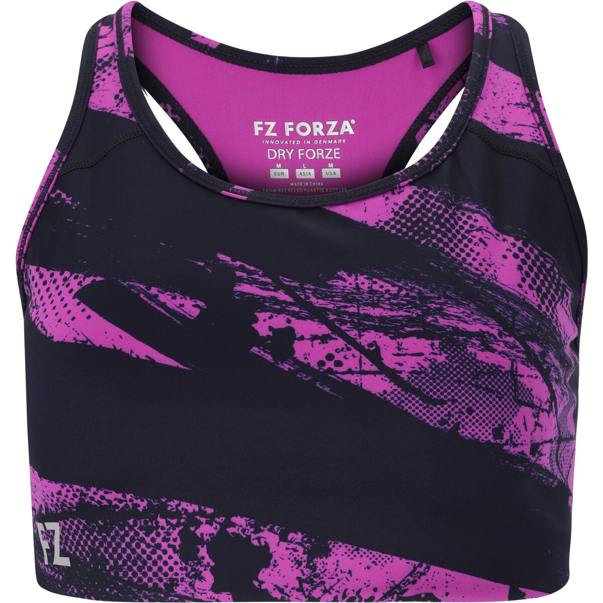 FZ Forza Limal W Print Sports Bra Dark Sapphire