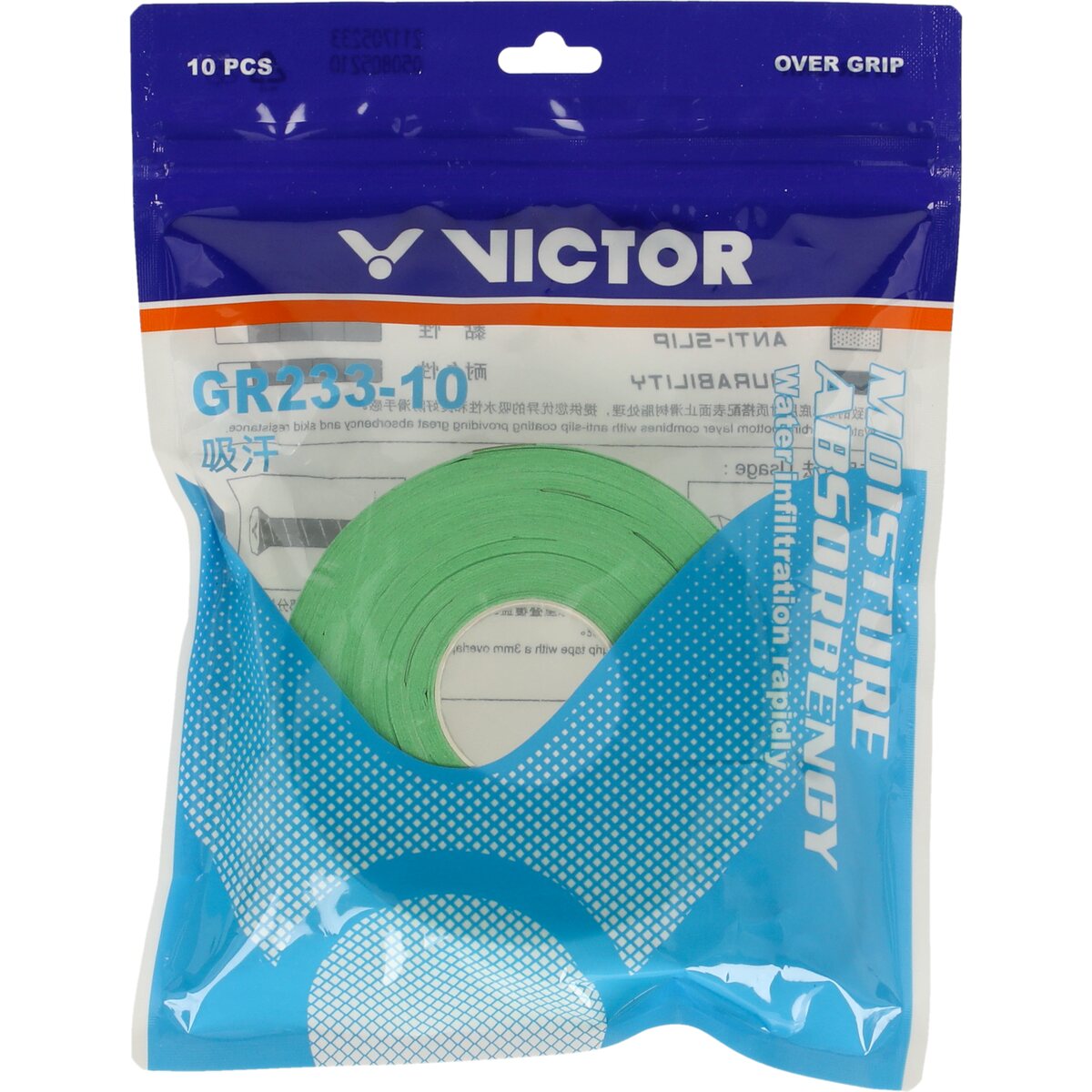 Victor GR233-10 Overgrip 3008P Apple Green (P)