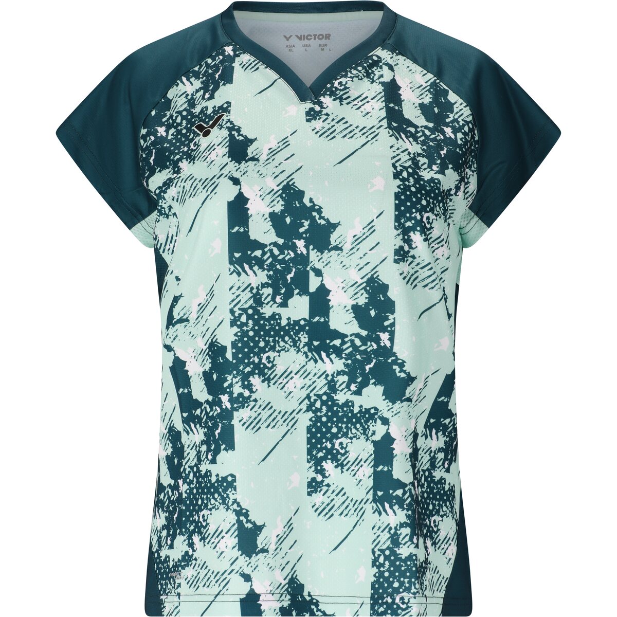 Victor T-66000TD Dame T-shirt, French Emerald