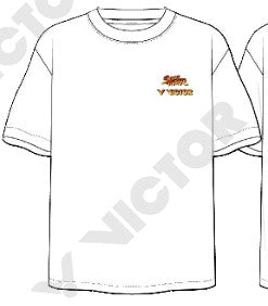 Victor T-2602 T-shirt, Flash White