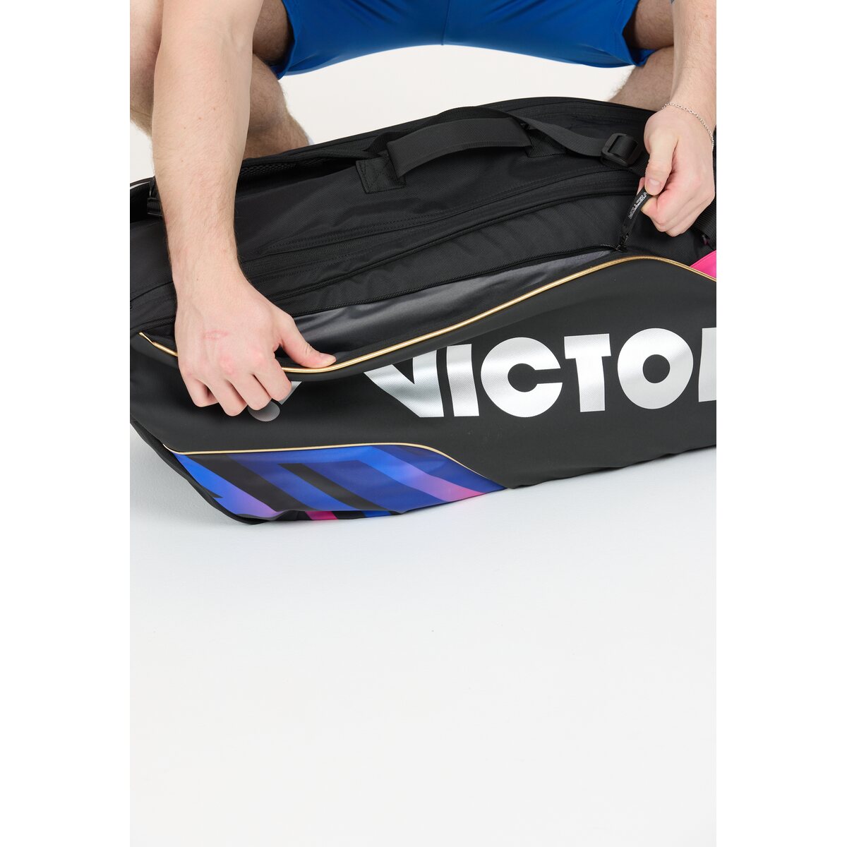 Victor BR9213 Badmintontaske (Black/Blue/Pink)