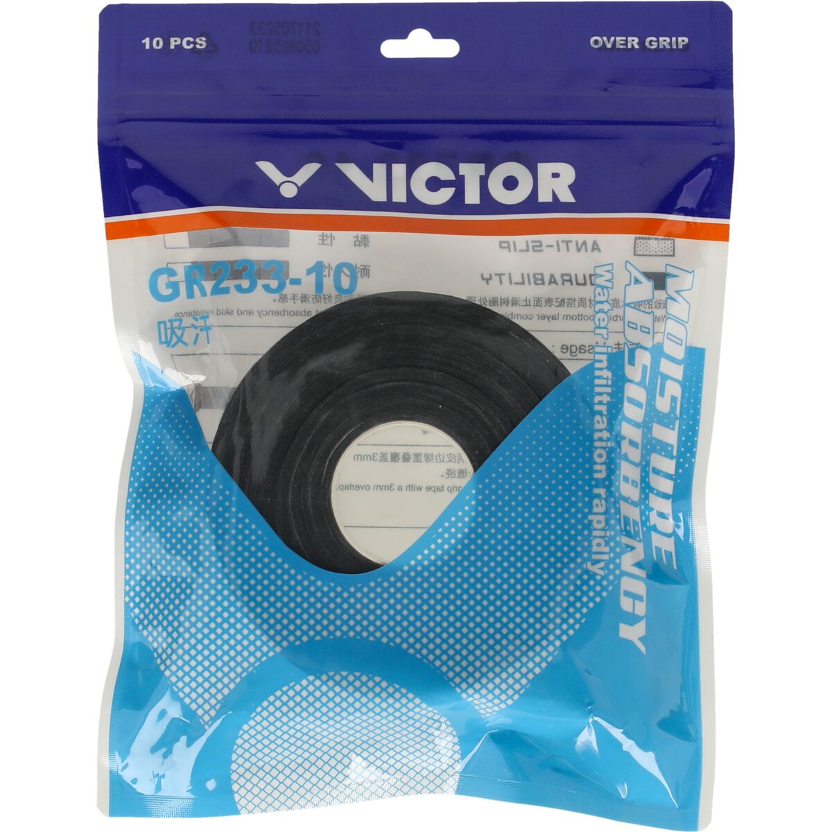 Victor GR233-10 Overgrip 1001C Black (C)