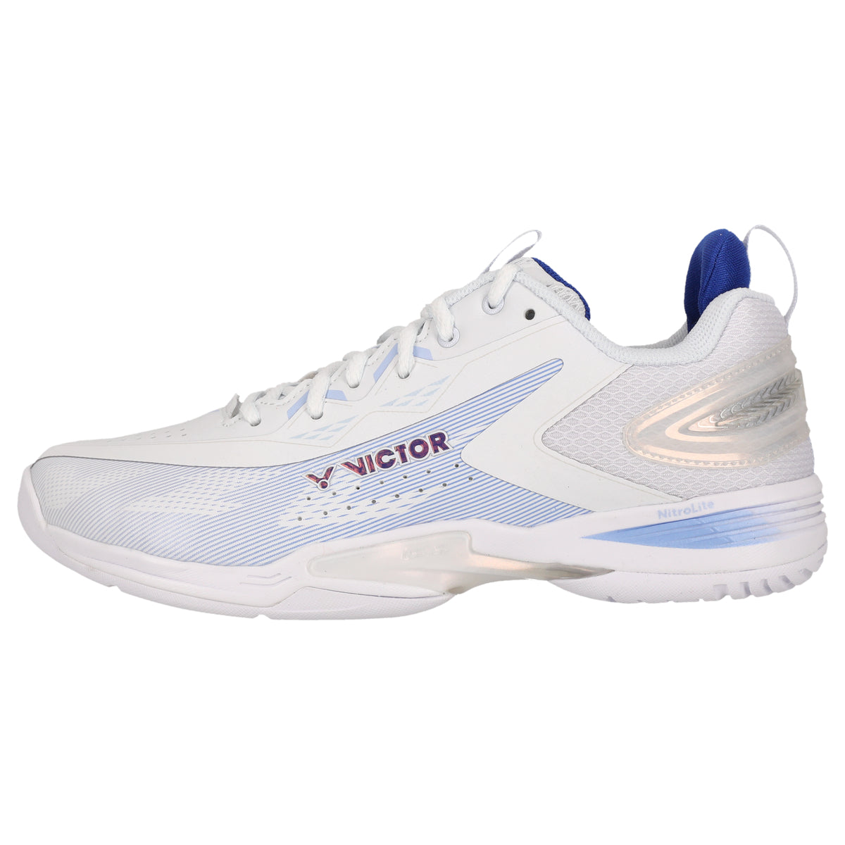 Victor A970cADV (White/Corydalis Blue) Badmintonsko