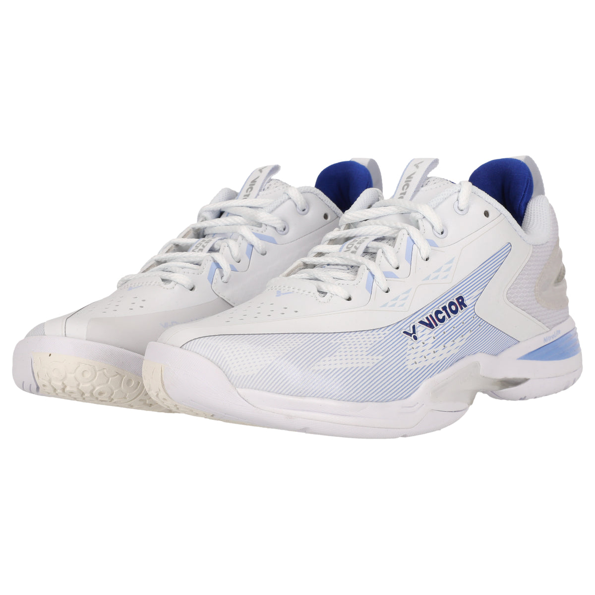 Victor A970cADV (White/Corydalis Blue) Badmintonsko
